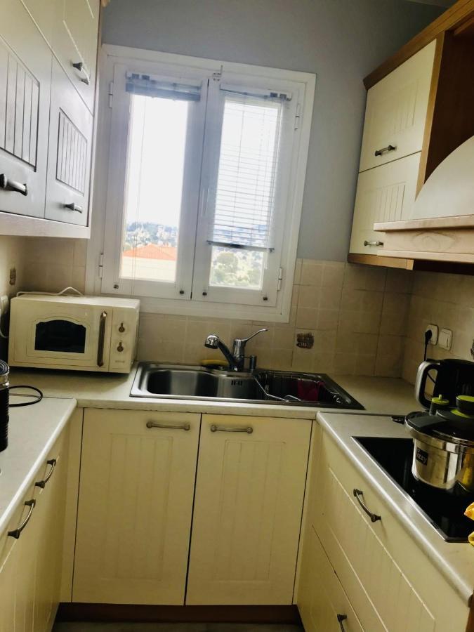 Beautiful Maisonette With A View To The Mountains And The Sea Agia Marina  Екстериор снимка
