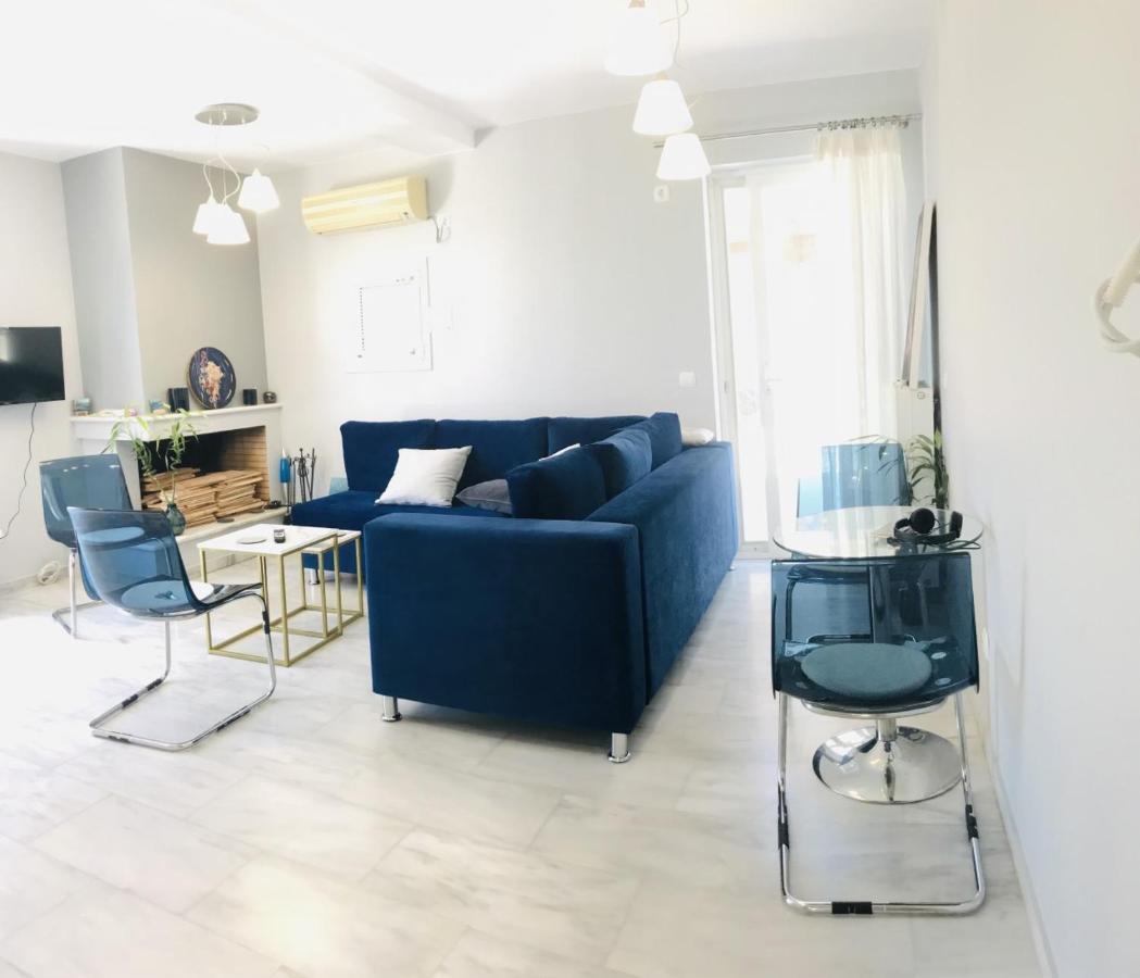 Beautiful Maisonette With A View To The Mountains And The Sea Agia Marina  Екстериор снимка