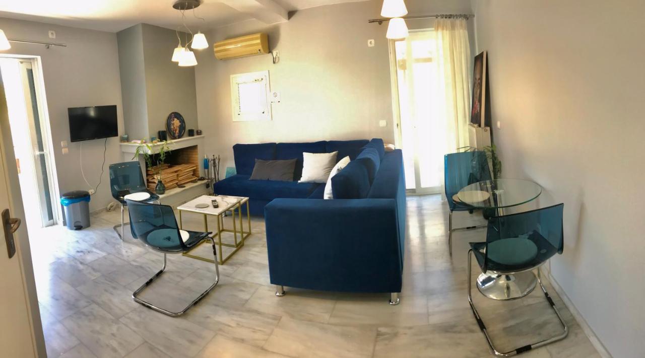 Beautiful Maisonette With A View To The Mountains And The Sea Agia Marina  Екстериор снимка