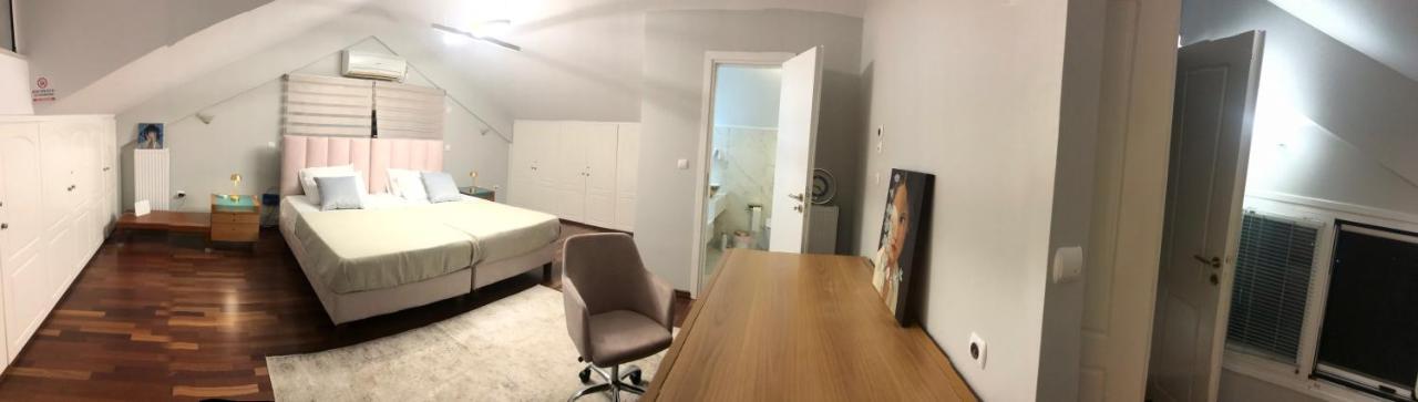 Beautiful Maisonette With A View To The Mountains And The Sea Agia Marina  Екстериор снимка