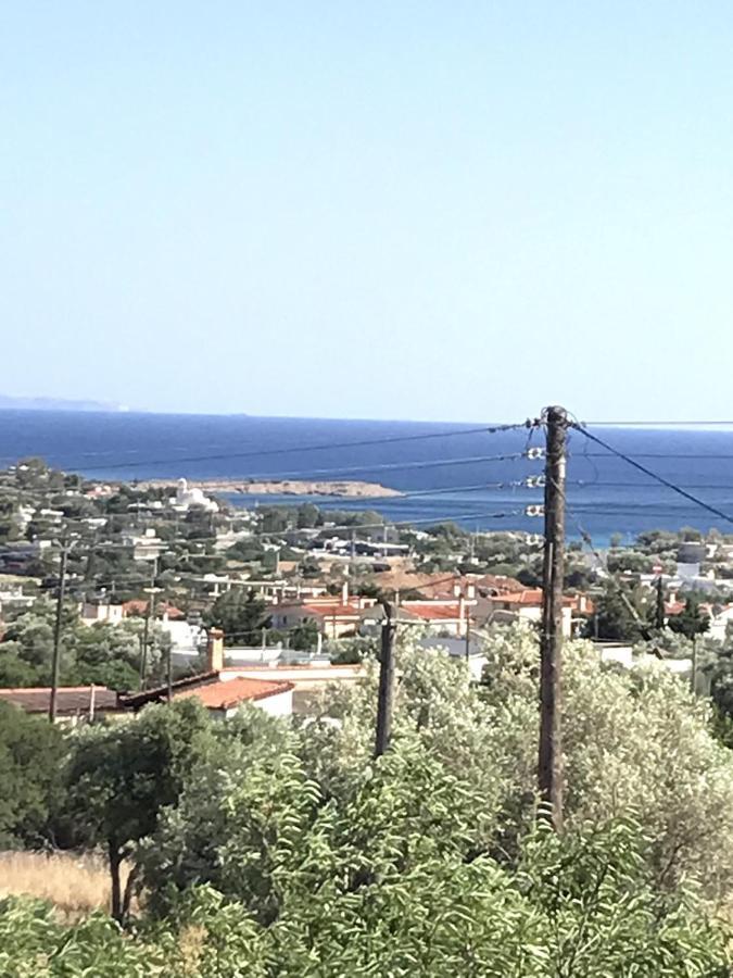 Beautiful Maisonette With A View To The Mountains And The Sea Agia Marina  Екстериор снимка