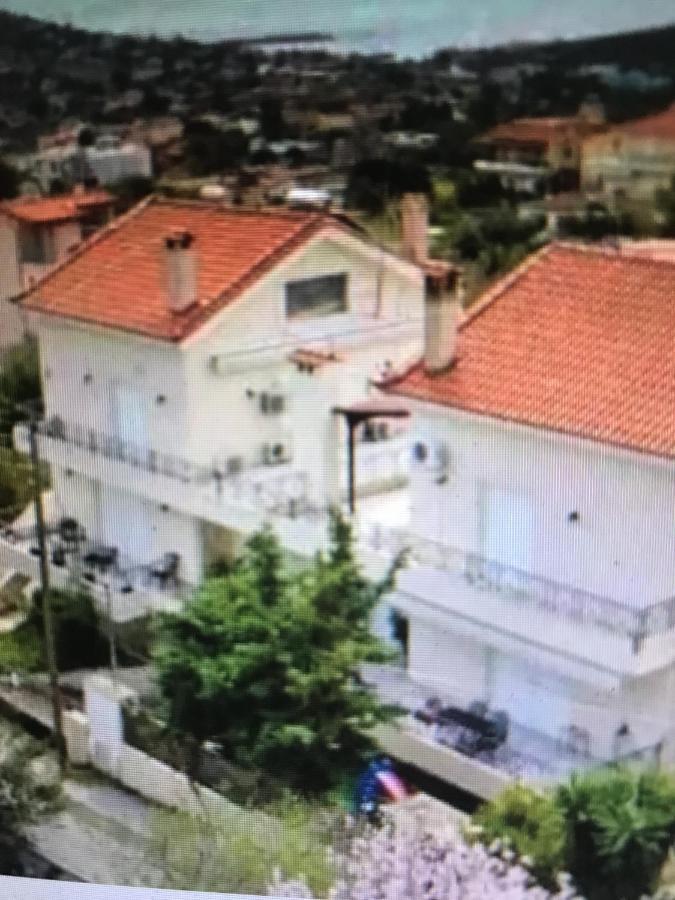 Beautiful Maisonette With A View To The Mountains And The Sea Agia Marina  Екстериор снимка
