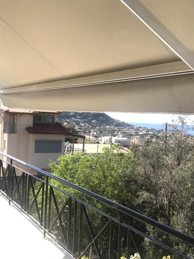 Beautiful Maisonette With A View To The Mountains And The Sea Agia Marina  Екстериор снимка