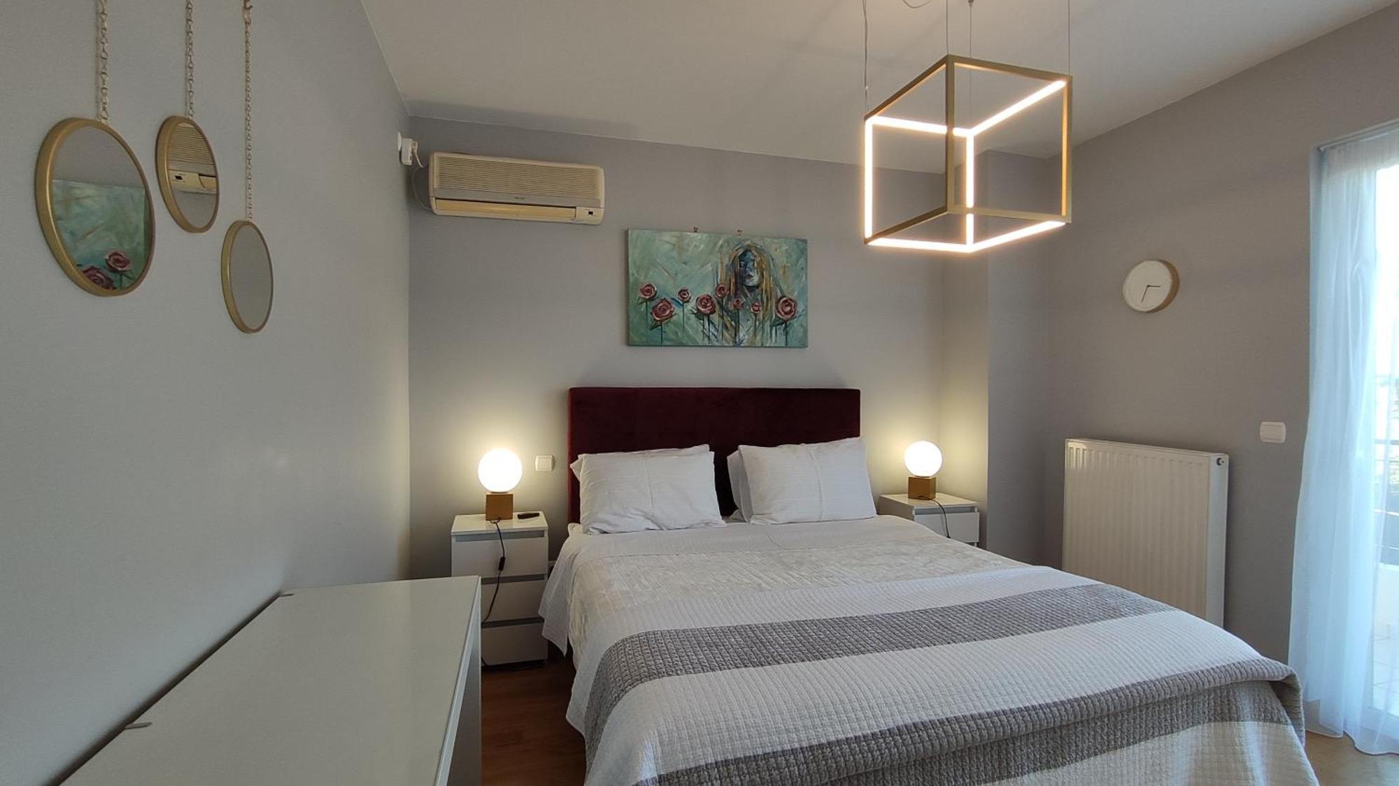 Beautiful Maisonette With A View To The Mountains And The Sea Agia Marina  Екстериор снимка